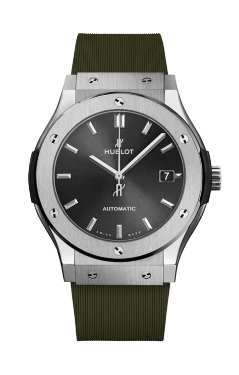 hublot classic fusion second hand|hublot classic fusion 45mm.